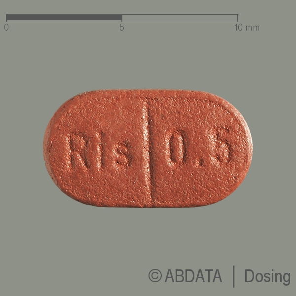 Verpackungsbild (Packshot) von RISPERDAL 0,5 mg Filmtabletten