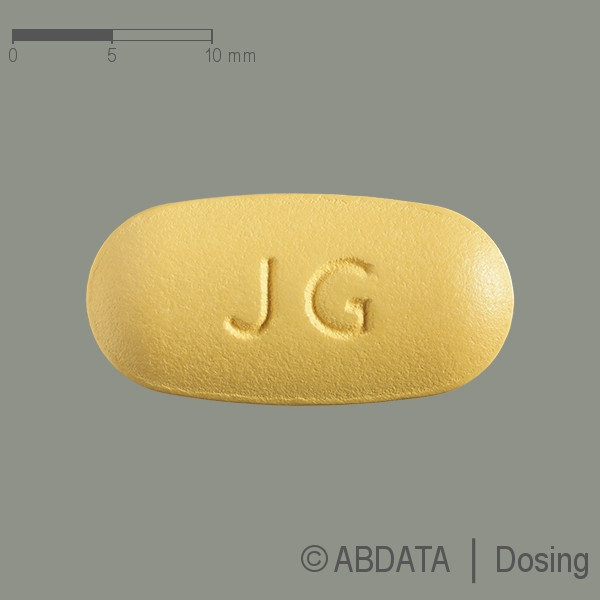 Verpackungsbild (Packshot) von SYMTUZA 800 mg/150 mg/200 mg/10 mg Filmtabletten