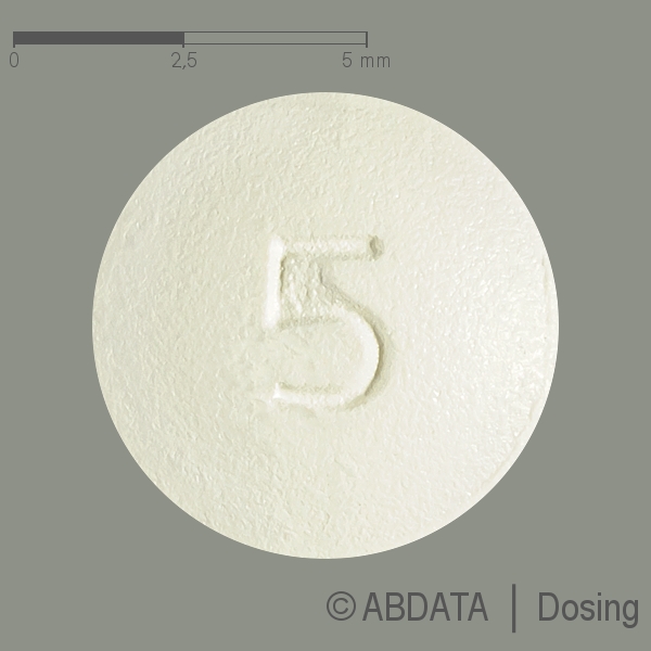 Produktabbildungen für IVABRADIN Zentiva 5 mg Filmtabletten in der Vorder-, Hinter- und Seitenansicht.