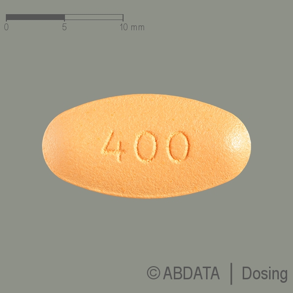 Verpackungsbild (Packshot) von DARUNAVIR Heumann 400 mg Filmtabletten