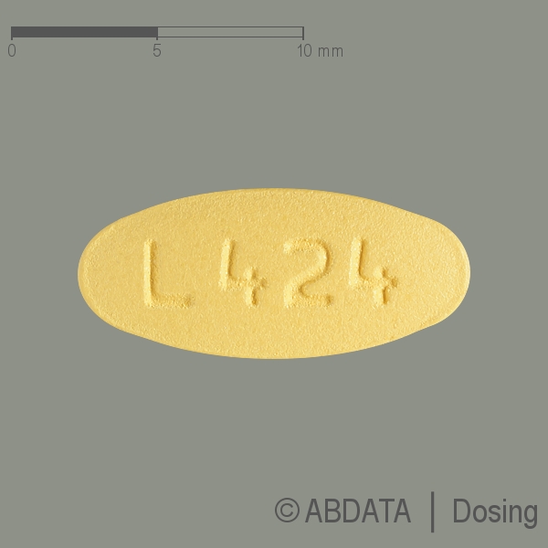 Verpackungsbild (Packshot) von LACOSAMID beta 100 mg Filmtabletten