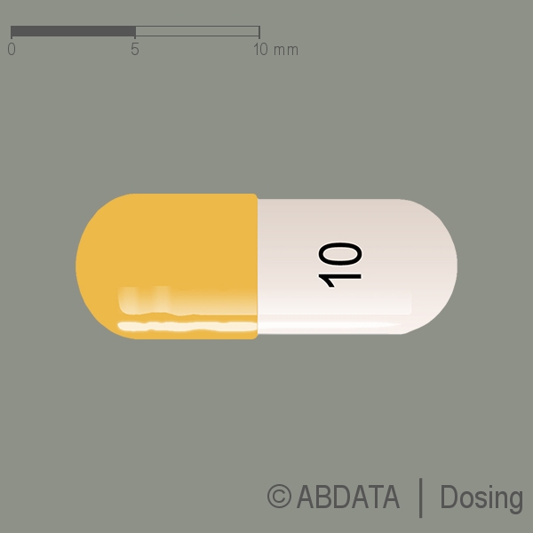 Verpackungsbild (Packshot) von METHYLPHENIDAT-ratio 10 mg Hartk.verä.Wst.-Frs.