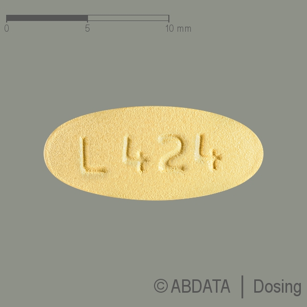 Verpackungsbild (Packshot) von LACOSAMID AAA-Pharma 100 mg Filmtabletten