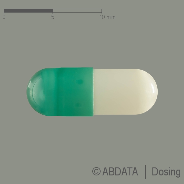 Verpackungsbild (Packshot) von OMEPRAZOL Mylan 10 mg magensaftresist.Hartkapseln