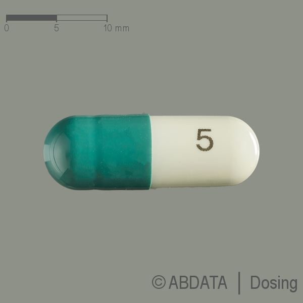 Verpackungsbild (Packshot) von TEMOZOLOMID Fair-Med Healthcare 5 mg Hartkapseln