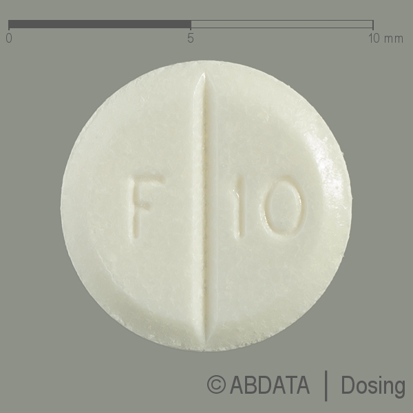 Verpackungsbild (Packshot) von FOSINO Teva 10 mg Tabletten