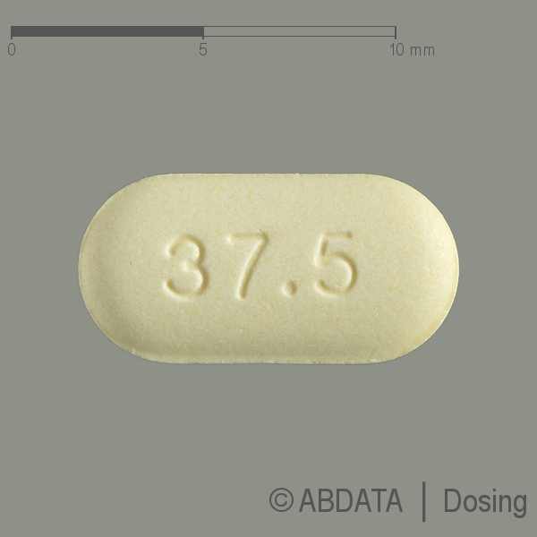 Verpackungsbild (Packshot) von VENLAFAXIN Hennig 37,5 mg Tabletten