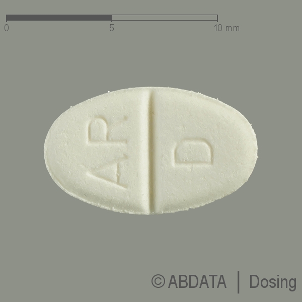 Verpackungsbild (Packshot) von RAMIPRIL Piretanid Winthrop 5 mg/6 mg Tabletten