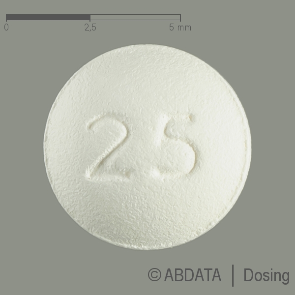 Verpackungsbild (Packshot) von EXEMESTAN STADA 25 mg Filmtabletten