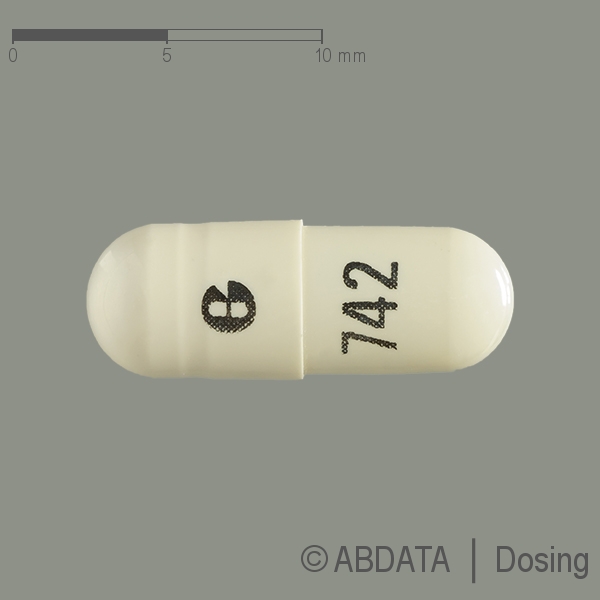 Verpackungsbild (Packshot) von ZONISAMID Glenmark 25 mg Hartkapseln