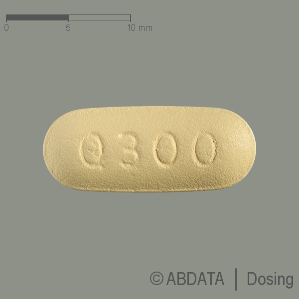 Verpackungsbild (Packshot) von QUETIAPIN AbZ 300 mg Retardtabletten
