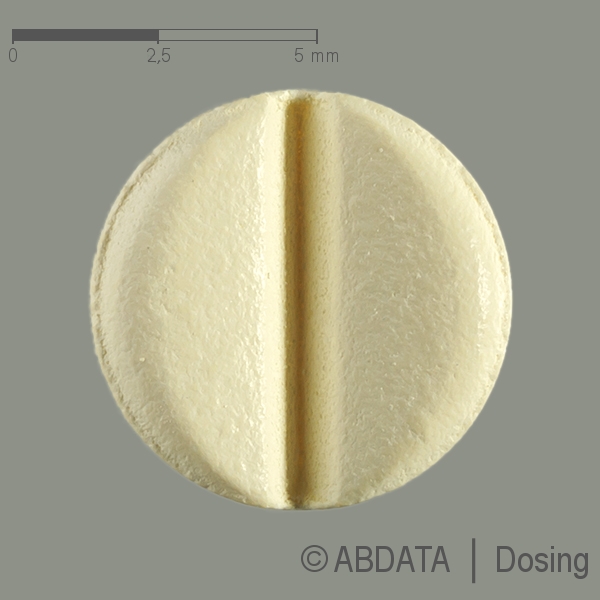 Verpackungsbild (Packshot) von BISOPROLOL 5 mg AAA-Pharma Filmtabletten