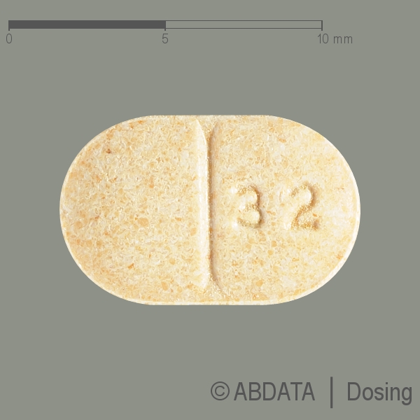 Verpackungsbild (Packshot) von CANDESARTAN plus-1A Pharma 32 mg/12,5 mg Tabletten
