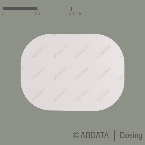 Verpackungsbild (Packshot) von KENTERA 3,9 mg/24 Stunden transdermale Pflaster