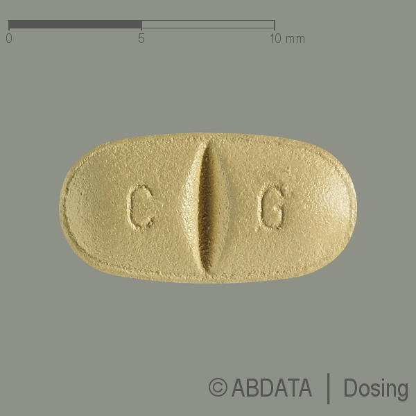 Verpackungsbild (Packshot) von OXCARBAZEPIN-1A Pharma 150 mg Filmtabletten