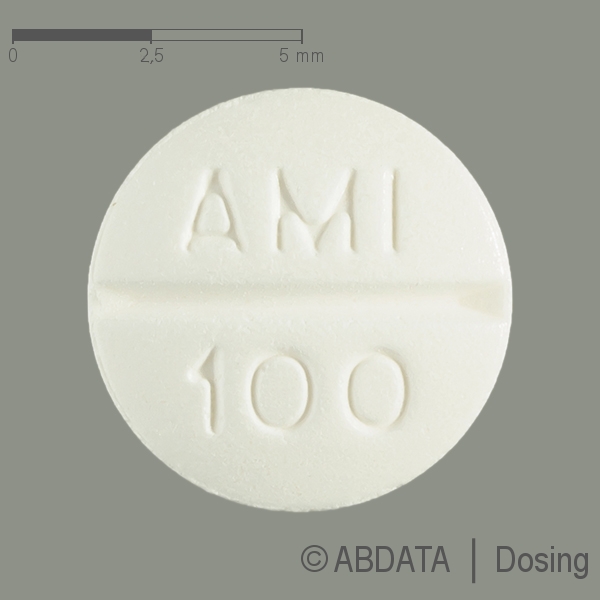 Verpackungsbild (Packshot) von AMISULPRID Mylan 100 mg Tabletten