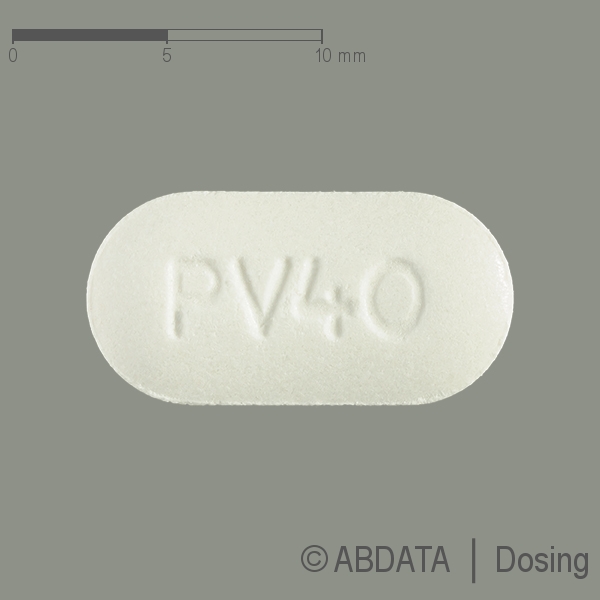 Verpackungsbild (Packshot) von PRAVASTATIN Heumann 40 mg Tabl.Heunet