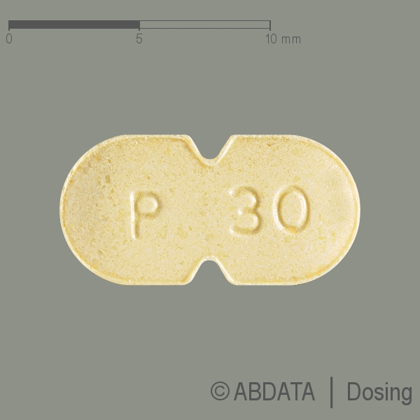 Verpackungsbild (Packshot) von PRAVASTATIN HEXAL 30 mg Tabletten