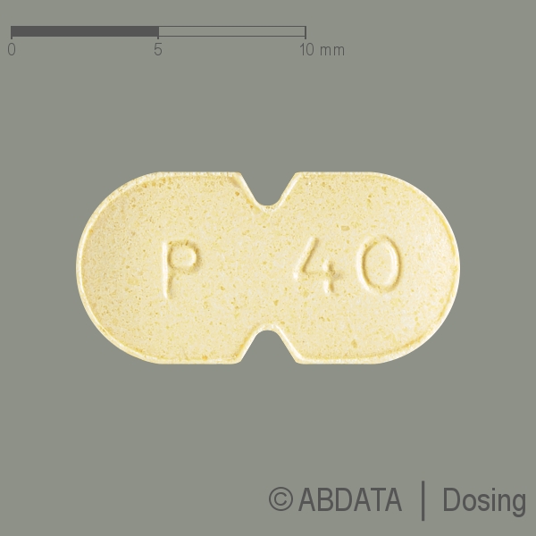 Verpackungsbild (Packshot) von PRAVASTATIN HEXAL 40 mg Tabletten