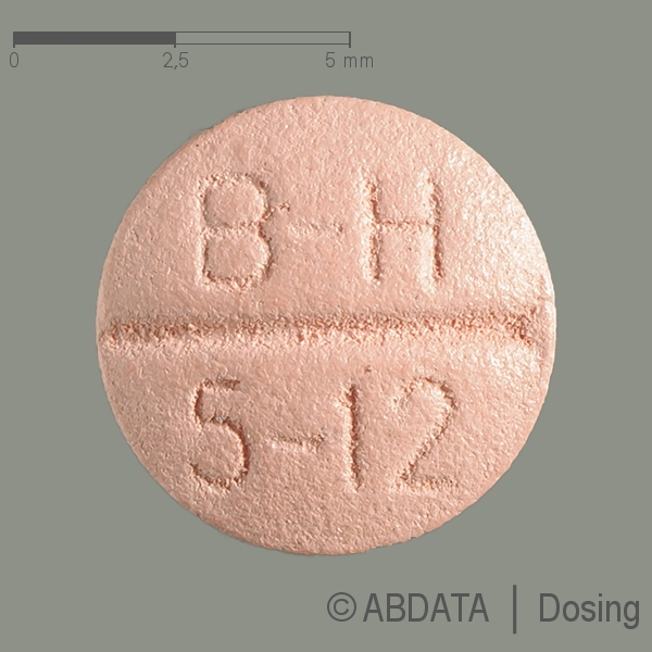 Verpackungsbild (Packshot) von BISOPLUS STADA 5 mg/12,5 mg Filmtabletten