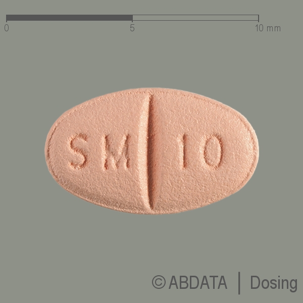 Verpackungsbild (Packshot) von SIMVASTATIN dura 10 mg Filmtabletten