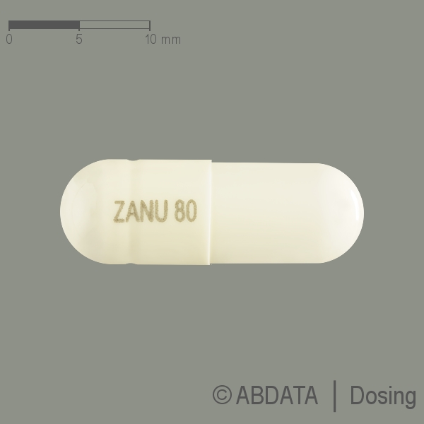 Verpackungsbild (Packshot) von BRUKINSA 80 mg Hartkapseln