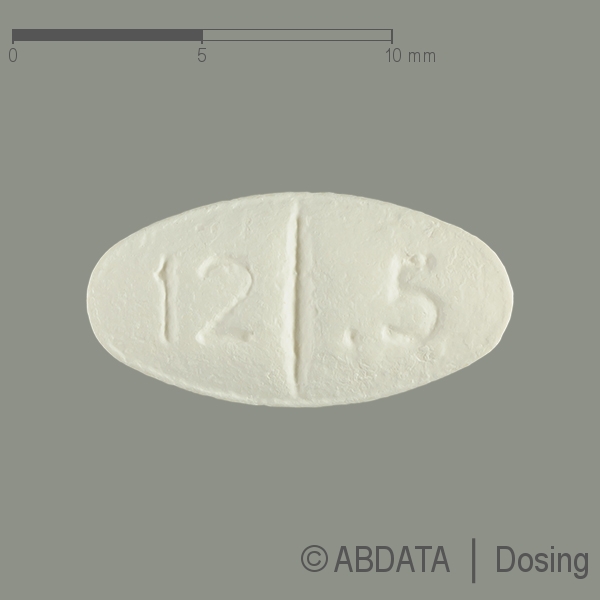Verpackungsbild (Packshot) von CARVEDIGAMMA 12,5 mg Filmtabletten