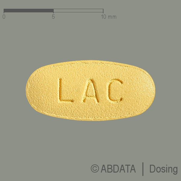 Verpackungsbild (Packshot) von LACOSAMID Glenmark 100 mg Filmtabletten