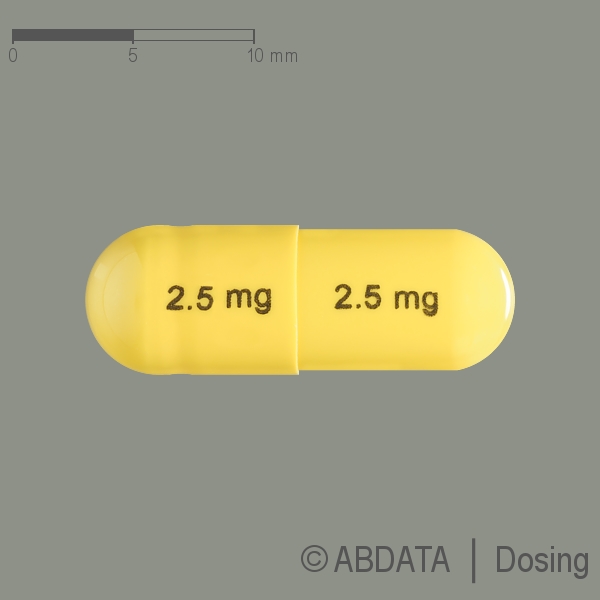 Verpackungsbild (Packshot) von RAMIBISO APONTIS 2,5 mg/2,5 mg Hartkapseln