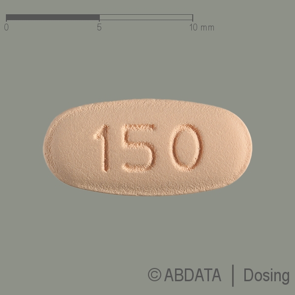 Verpackungsbild (Packshot) von ECANSYA 150 mg Filmtabletten