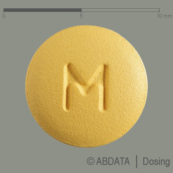 Verpackungsbild (Packshot) von TADALAFIL Mylan 10 mg Filmtabletten