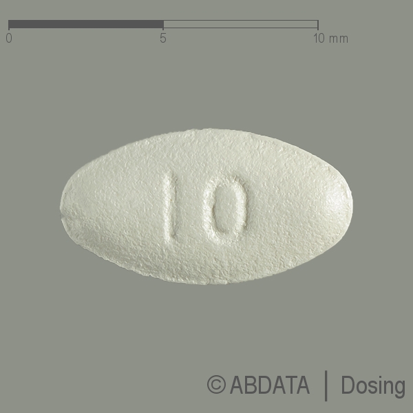 Verpackungsbild (Packshot) von ATORVASTATIN-ratiopharm 10 mg Filmtabletten