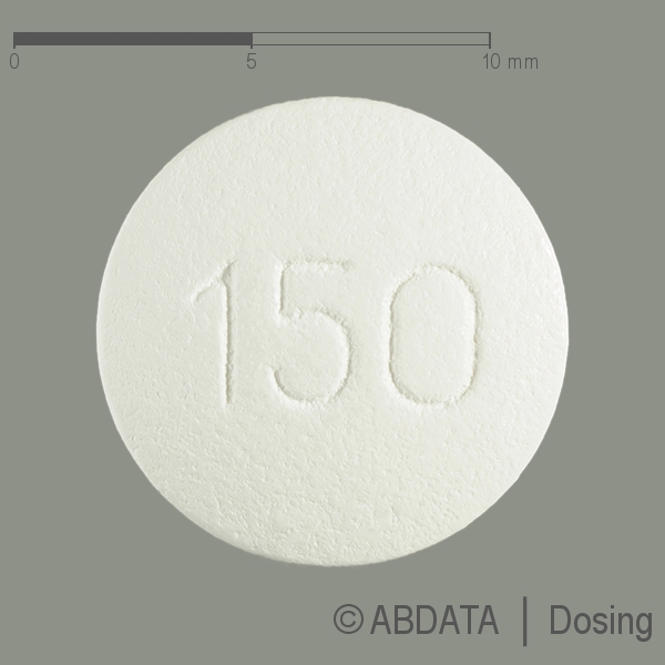 Verpackungsbild (Packshot) von TOLPERISON-HCL dura 150 mg Filmtabletten