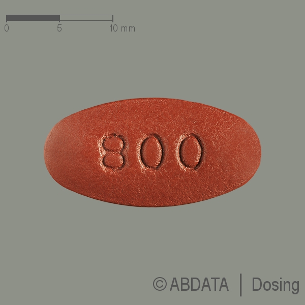 Verpackungsbild (Packshot) von DARUNAVIR beta 800 mg Filmtabletten