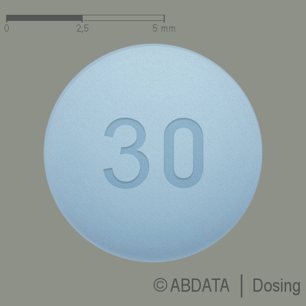 Verpackungsbild (Packshot) von MORPHINSULFAT Glenmark 30 mg Retardtabletten