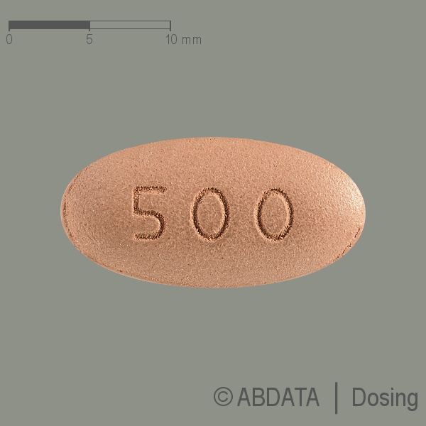Verpackungsbild (Packshot) von ABIRATERON STADA 500 mg Filmtabletten