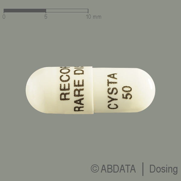 Verpackungsbild (Packshot) von CYSTAGON 50 mg Hartkapseln