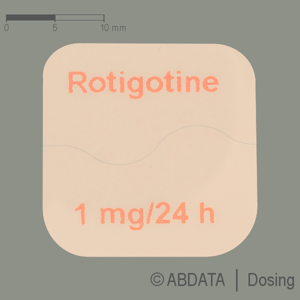 Verpackungsbild (Packshot) von ROTIGOTIN neuraxpharm 1 mg/24 h transderm.Pflaster