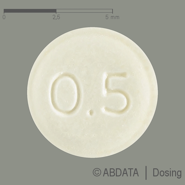 Verpackungsbild (Packshot) von COLCHICIN Tiofarma 0,5 mg Tabletten