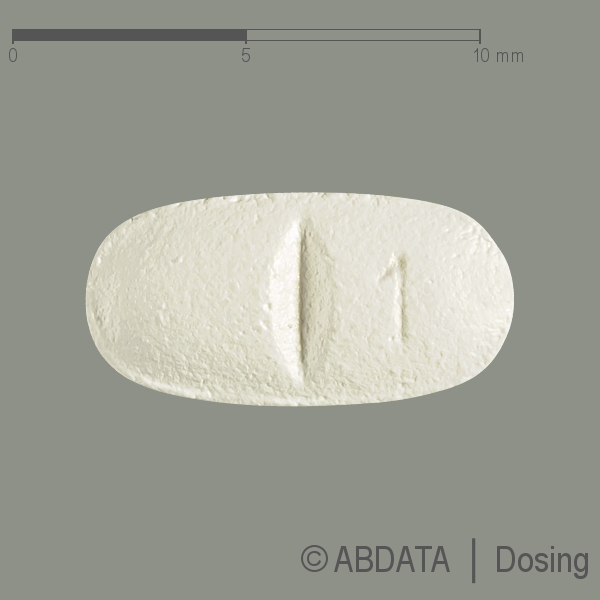 Verpackungsbild (Packshot) von RISPERIDON-1A Pharma 1 mg Filmtabletten