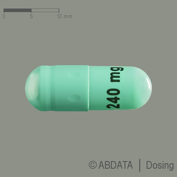 Verpackungsbild (Packshot) von DIMETHYLFUMARAT Neuraxpharm 240 mg msr.Hartkapseln