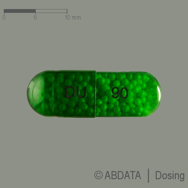 Verpackungsbild (Packshot) von DULOXETIN beta 90 mg magensaftresistente Hartkaps.
