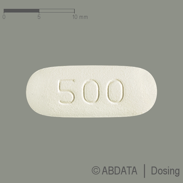 Verpackungsbild (Packshot) von VALACICLOVIR HEXAL 500 mg Filmtabletten