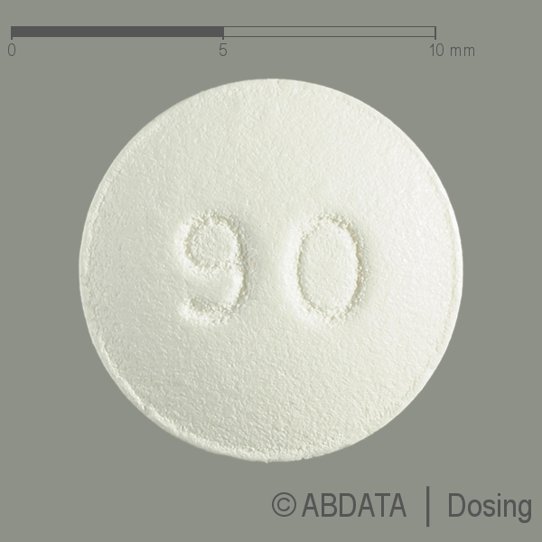 Verpackungsbild (Packshot) von ETORICOX AbZ 90 mg Filmtabletten