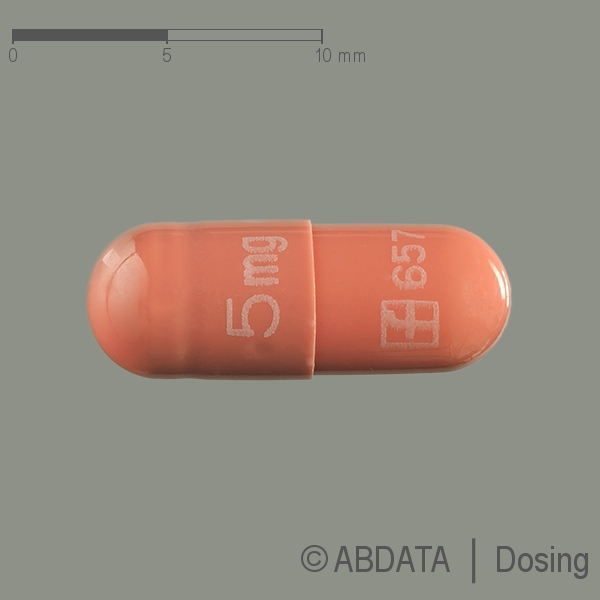 Verpackungsbild (Packshot) von PROGRAF 5 mg Hartkapseln