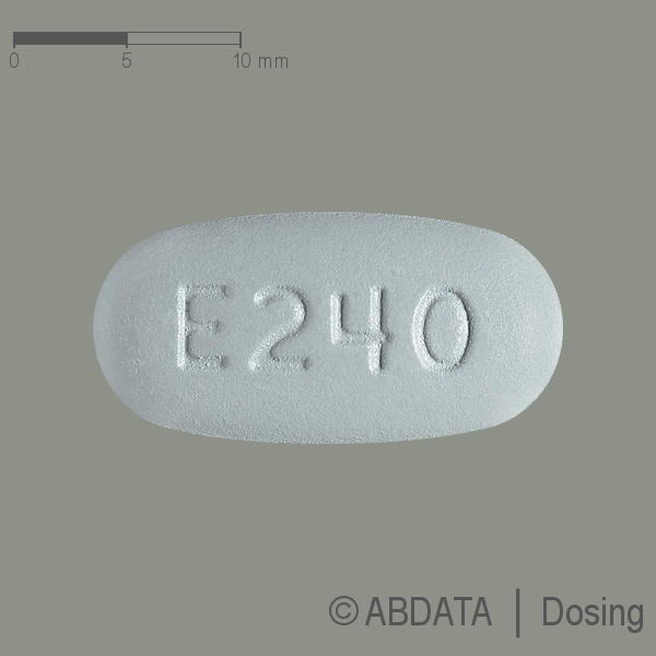 Verpackungsbild (Packshot) von ERLEADA 240 mg Filmtabletten