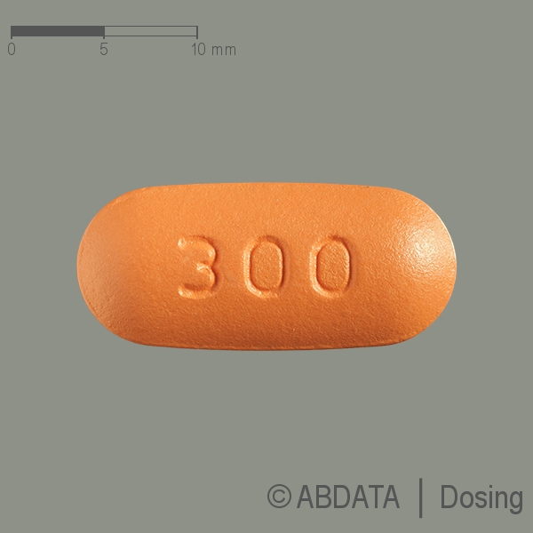 Verpackungsbild (Packshot) von ABACAVIR/Lamivudin Hormosan 600 mg/300 mg Filmtab.