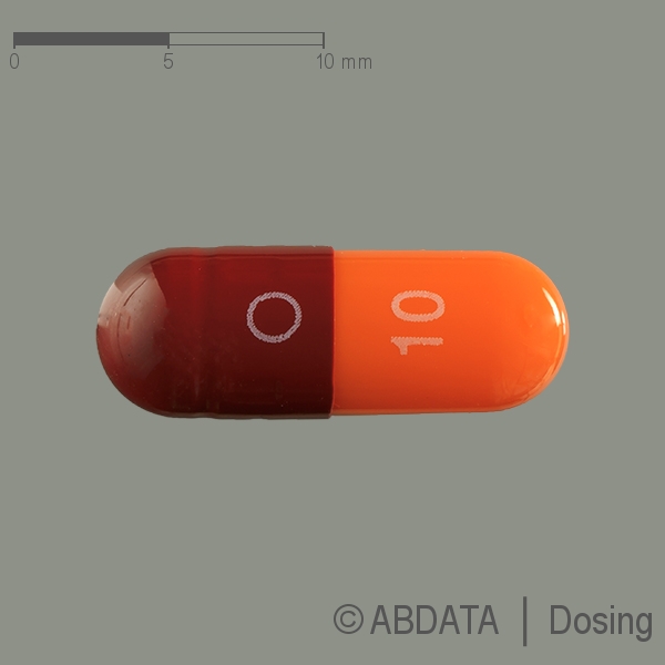 Verpackungsbild (Packshot) von OMEPRAZOL-ratiopharm NT 10 mg magensaftr.Hartkaps.