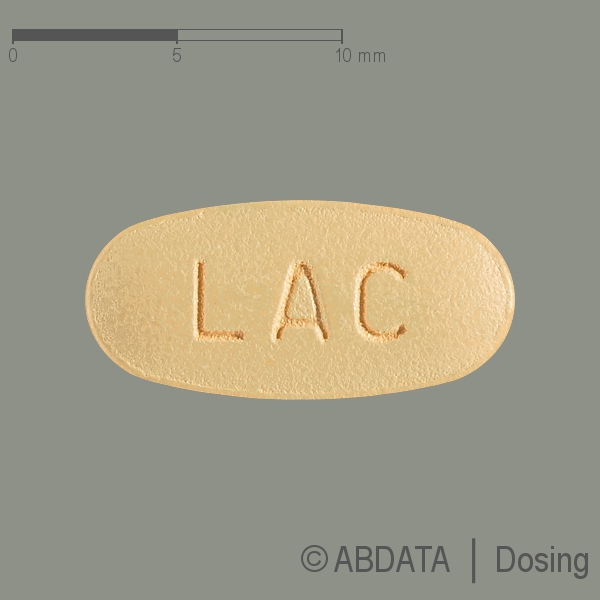 Verpackungsbild (Packshot) von LACOSAMID neuraxpharm 100 mg Filmtabletten
