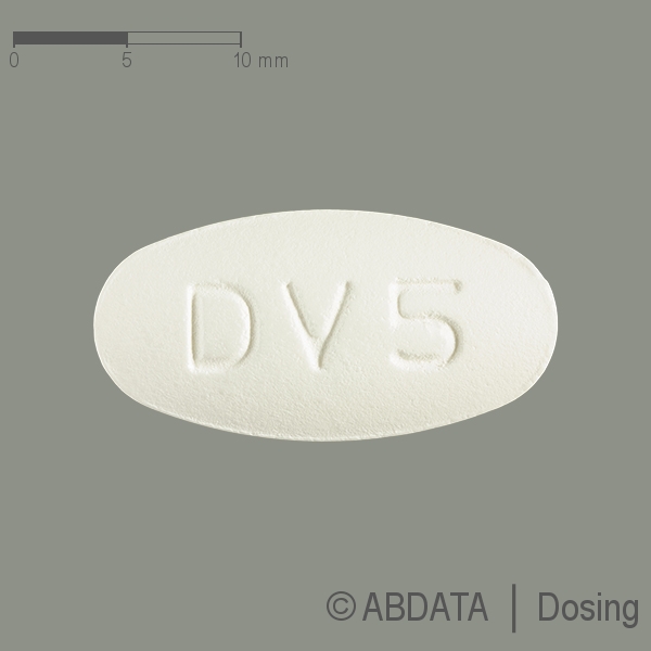 Verpackungsbild (Packshot) von DARUNAVIR Mylan 600 mg Filmtabletten